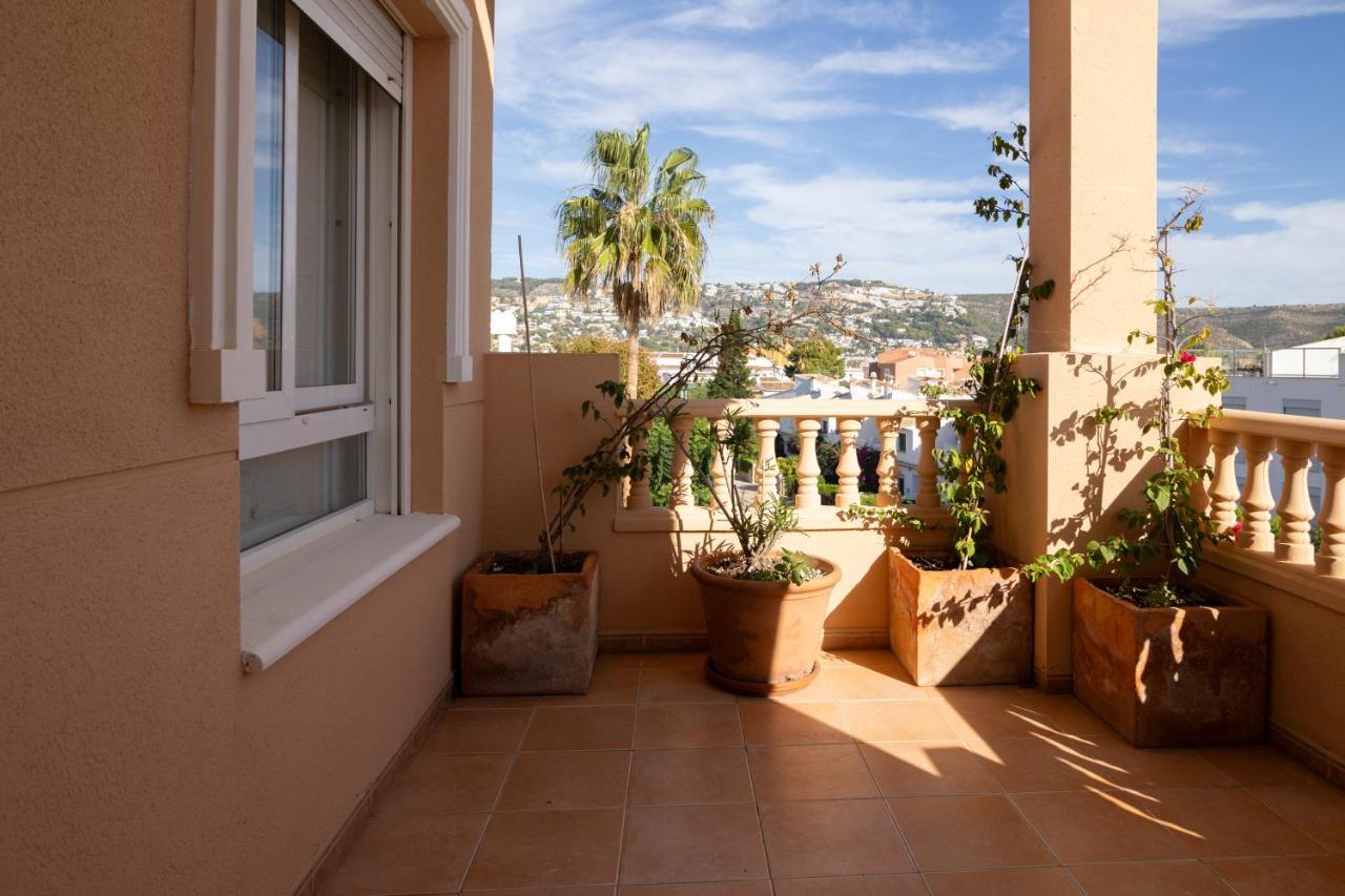 Javea Terraza + Piscina + Vistas Al Mar Platja de Larenal Exterior foto
