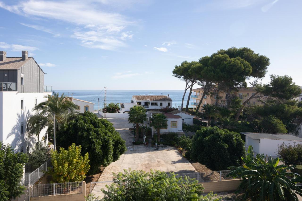 Javea Terraza + Piscina + Vistas Al Mar Platja de Larenal Exterior foto